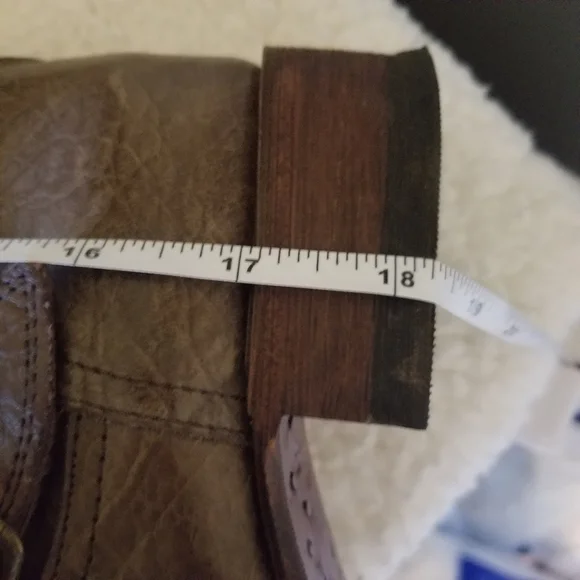 Johnny Ringo tall brown leather boots Size 7